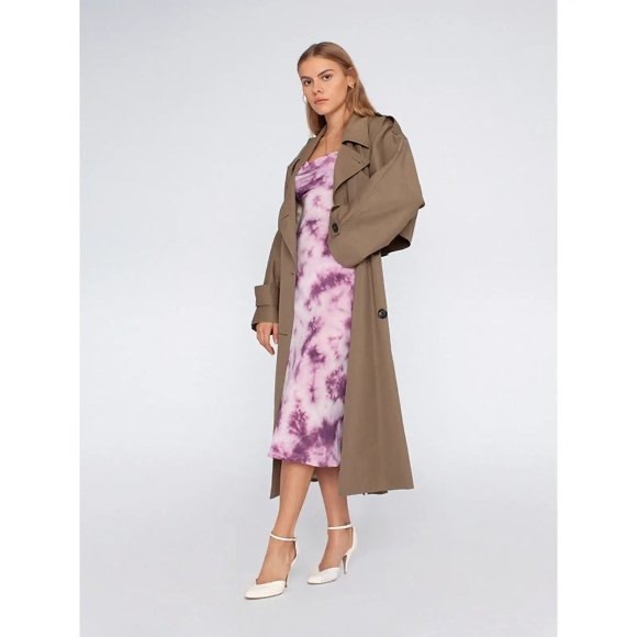 Realisation Par Dresses & Skirts - REALISATION PAR Capulet Karma Dress in Purple Tie Dye